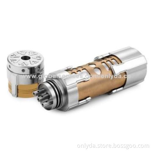 Dreadnaut 26650 Mod, Stainless Steel + Copper, 510 Threads